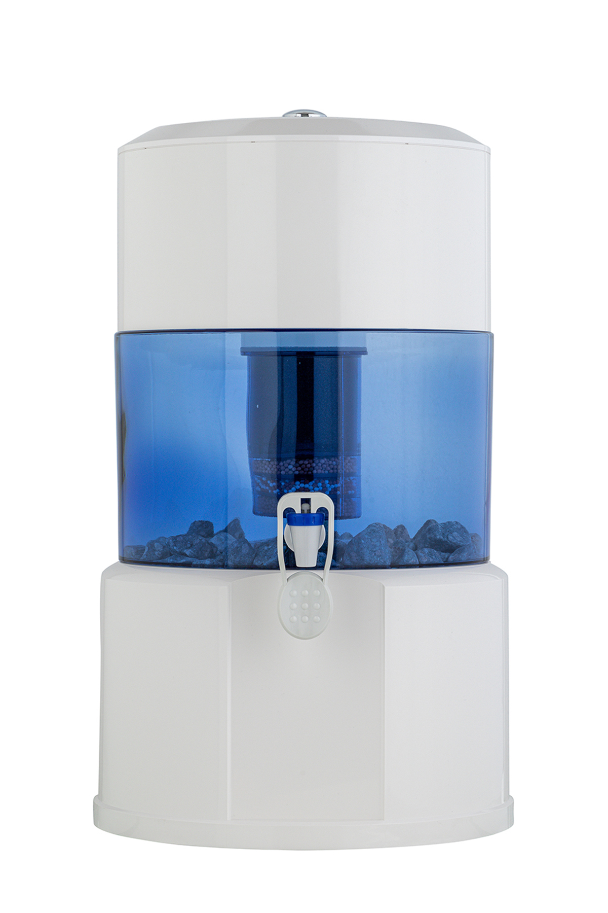 Waterzuiveraar 18 ltr GLAS met meerstappenfilter (NIEUW) NB: vanaf 19 dec weer leverbaar